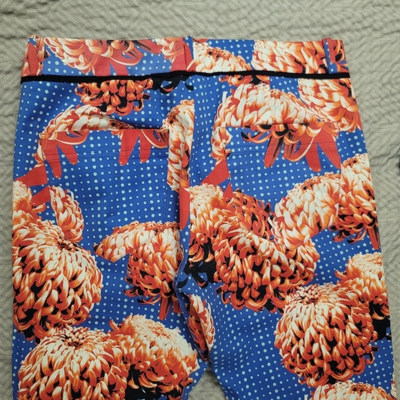 RARE! L.A.M.B By Gwen Stefani Floral & Polkadot Patterned Women's Pants - Picture 10 of 10